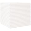 vidaXL Plantenbak 70x70x68,5 cm massief grenenhout wit