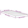 vidaXL Vloer bedframe Grijs Sonoma 86,5 x 190 cm Bewerkt hout