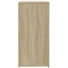 vidaXL Dressoirs 2 st 79x38x80 cm bewerkt hout sonoma eikenkleurig