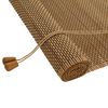 vidaXL Rolgordijn Bruin 40 x 220 cm Bamboe