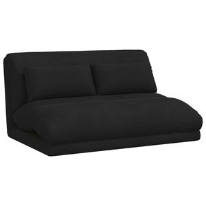 vidaXL Verstelbare vlo stoelen Zwart Fluweel