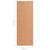 vidaXL Tapijtloper 60x150 cm BCF beige