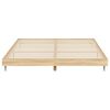 vidaXL Bedframe zonder matras hout sonoma eikenkleurig 180x200 cm