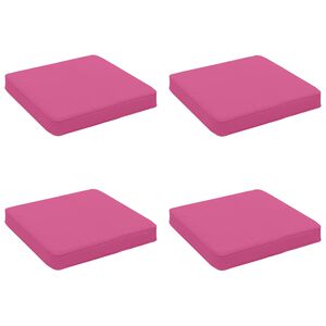 vidaXL 4-Piece Zitkussens VUGHT 4 pcs 100% Polyester Roze