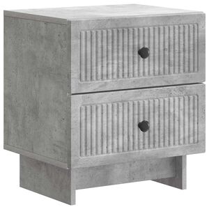 vidaXL Nachtkastje Betongrijs 43 x 34,5 x 47,5 cm Bewerkt hout