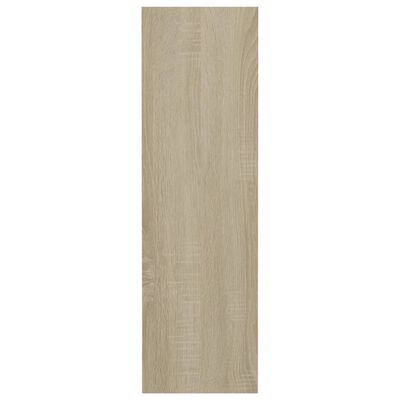 vidaXL Wandschoenenkasten 4 st 60x18x60 cm hout wit sonoma eiken