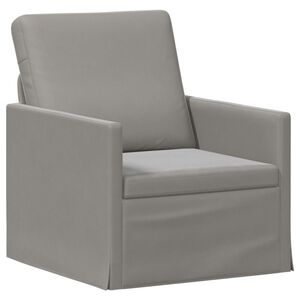 vidaXL Enkele sofa Lichtgrijs 70 x 81 x 82 cm fluweel