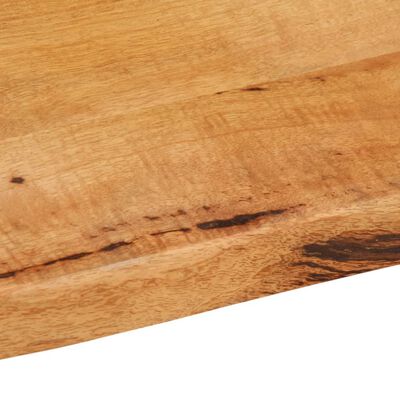 vidaXL Tafelblad met natuurlijke rand 100x60x3,8 cm massief mangohout