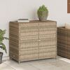 vidaXL Tuinkast 83x45x76 cm poly rattan beige