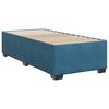 vidaXL Boxspring met matras fluweel blauw 90x190 cm