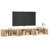 vidaXL Tv-wandmeubels 3 st 100x34,5x40 cm sonoma eikenkleurig