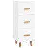 vidaXL Dressoir 34,5x34x90 cm bewerkt hout wit