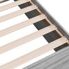 vidaXL Bedframe bewerkt hout grijs sonoma eikenkleurig 100x200 cm