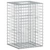 vidaXL Gabion Verhoogd Bed 50 x 50 x 80 cm Gegalvaniseerd staal zilver