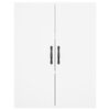 vidaXL Hoge kast 69,5x34x180 cm bewerkt hout wit