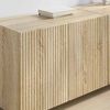 vidaXL TV-wandkast 2 pcs Sonoma Eiken 59,5 x 31 x 40 cm Bewerkt hout