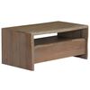 vidaXL Salontafel met natuurlijke rand 90x50x40 cm acaciahout grijs