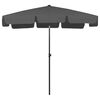 vidaXL Strandparasol 200x125 cm antracietkleurig