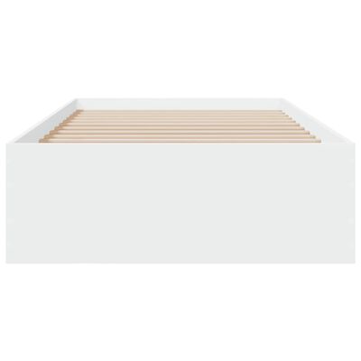 vidaXL Bedframe met lades bewerkt hout wit 180x200 cm