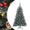 vidaXL Kunstkerstboom met 150 LED Groen 120 cm PVC en Plastic en Staal