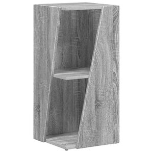 vidaXL Zijplank Grijs Sonoma 33 x 32 x 70,5 cm Bewerkt hout