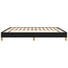 vidaXL Bedframe zonder matras stof zwart 180x200 cm