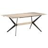 vidaXL Eettafel 180x90x76 cm massief mangohout