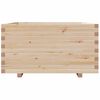vidaXL Plantenbak 90x90x49,5 cm massief grenenhout