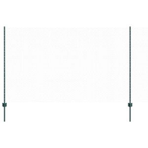 vidaXL Gelaste draadhek 10 x 1,4 m (B x H) PVC-Coated Staal Groen Mesh