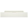 vidaXL Bedframe met 2 lades massief grenenhout wit 140x200 cm