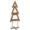 vidaXL Kerstboom met standaard Bruin 90 cm Massief teakhout