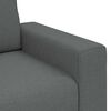 vidaXL Fauteuil 60 cm stof donkergrijs