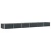 vidaXL Plantenbak Antraciet 580 x 100 x 45 cm Gegalvaniseerd staal