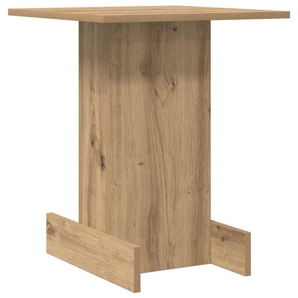 vidaXL Bijzettafel Artisan Eiken 44,5 x 45 x 55 cm Bewerkt hout