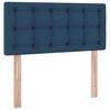 vidaXL Opbergbed met matras met matras Blauw 90 x 200 cm Bewerkt hout