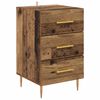 vidaXL Nachtkastje Oudhout 40 x 40 x 66 cm Bewerkt hout