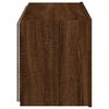 vidaXL Tv-wandmeubel met LED-verlichting 80x35x41 cm bruin eikenkleur