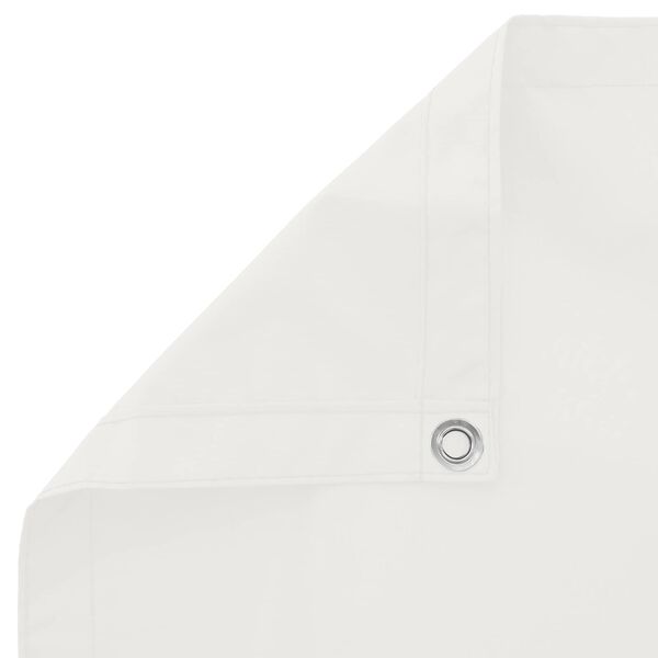 vidaXL Balkon Scherm Wit 110 x 800 cm Oxford Stof