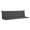 vidaXL Tuinbankkussen 200x(50+50)x7 cm oxford stof antracietkleurig