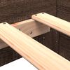 vidaXL Bedframe zonder matras bewerkt hout bruin eikenkleur 90x190 cm