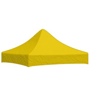 vidaXL Partytentdak 270 g/m&sup2; 2x2 m geel
