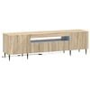 vidaXL LED tv-meubel HAARLEM 153 x 35 x 43 cm Sonoma Eiken