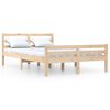 vidaXL Bedframe zonder matras massief hout 140x200 cm