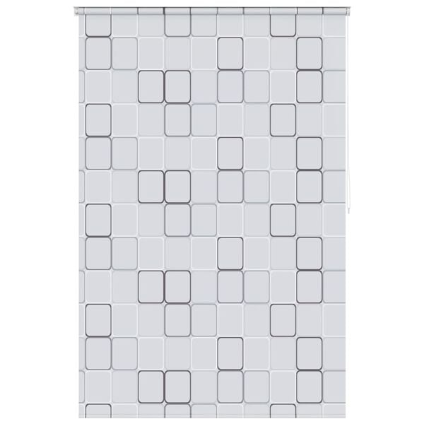 vidaXL Rolgordijn voor douche 140x240 cm vierkant