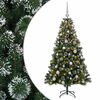 vidaXL Kunstkerstboom met Ballen 120 cm 150 LED's Warmwit