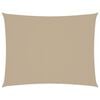 vidaXL Zonnescherm rechthoekig 6x7 m oxford stof beige