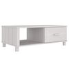 vidaXL Salontafel HAMAR 100x55x35 cm massief grenenhout wit