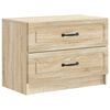 vidaXL Nachtkastje Sonoma Eiken 62 x 34,5 x 44,5 cm Bewerkt hout