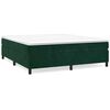 vidaXL Boxspring bed 200x200 cm fluweel donkergroen