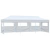 vidaXL Partytent pop-up met 5 zijwanden 3x9 m wit